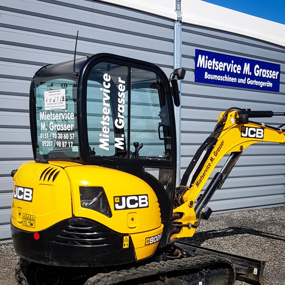 Minibagger mieten